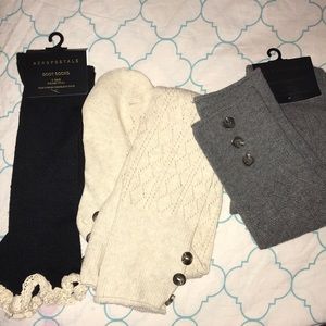 Pack of three over the knee sock from aeropostale